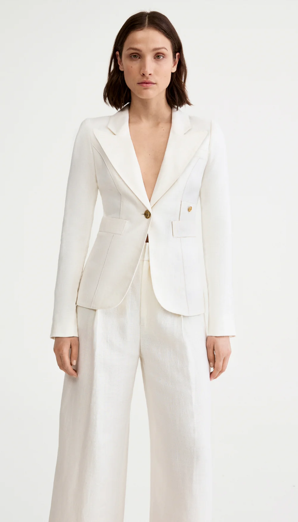 Linen Classic Duchess Blazer