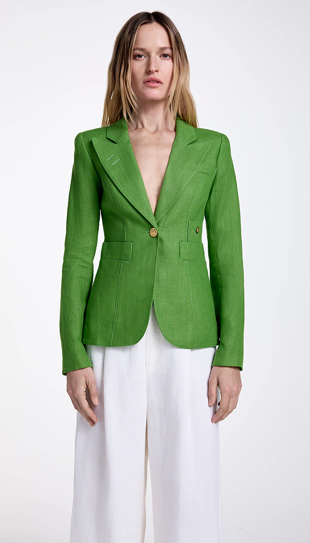 Linen Classic Duchess Blazer