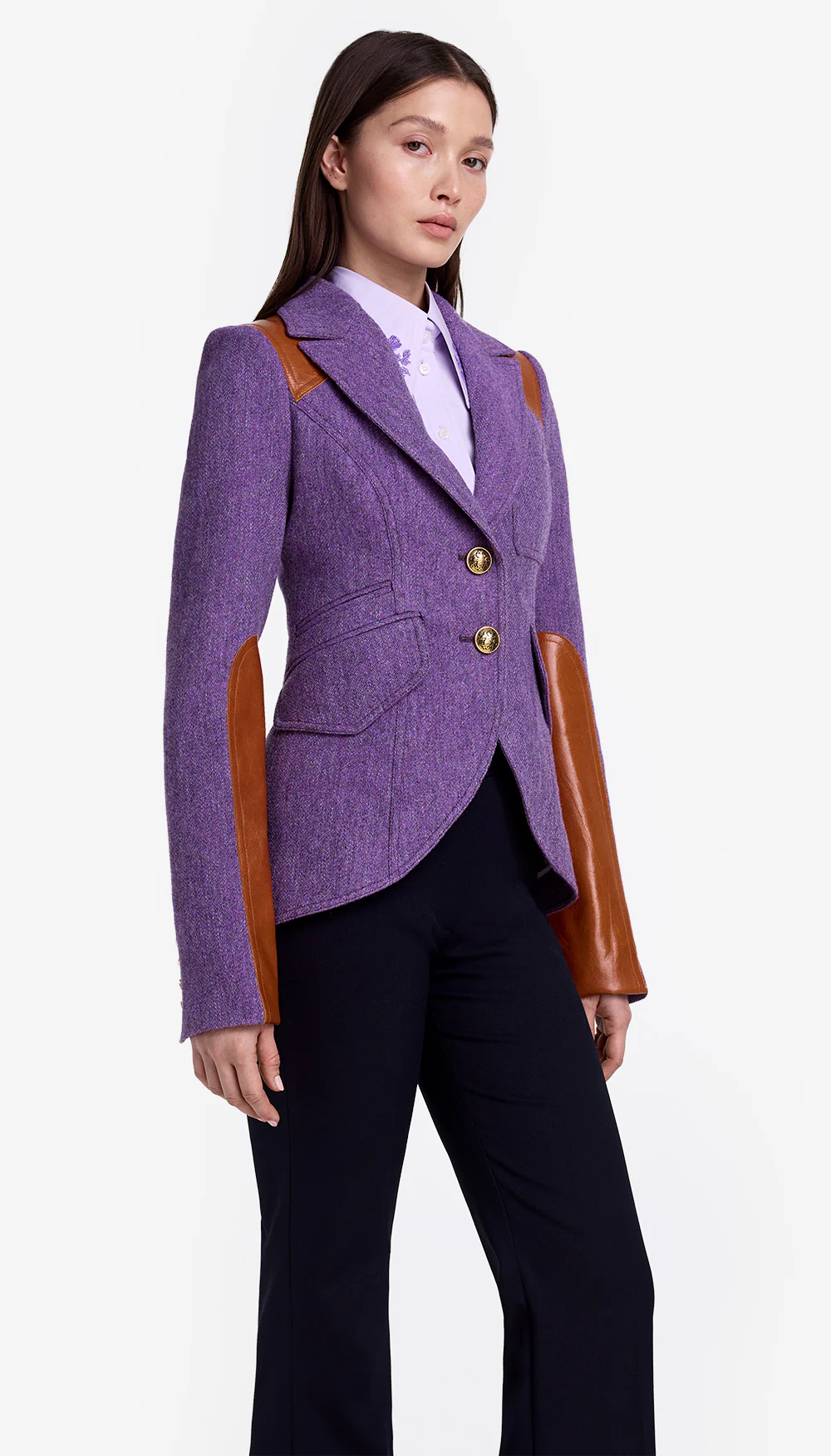 Saddle-Patch Equestrian Blazer - Image 2